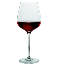 Et glass rødvin